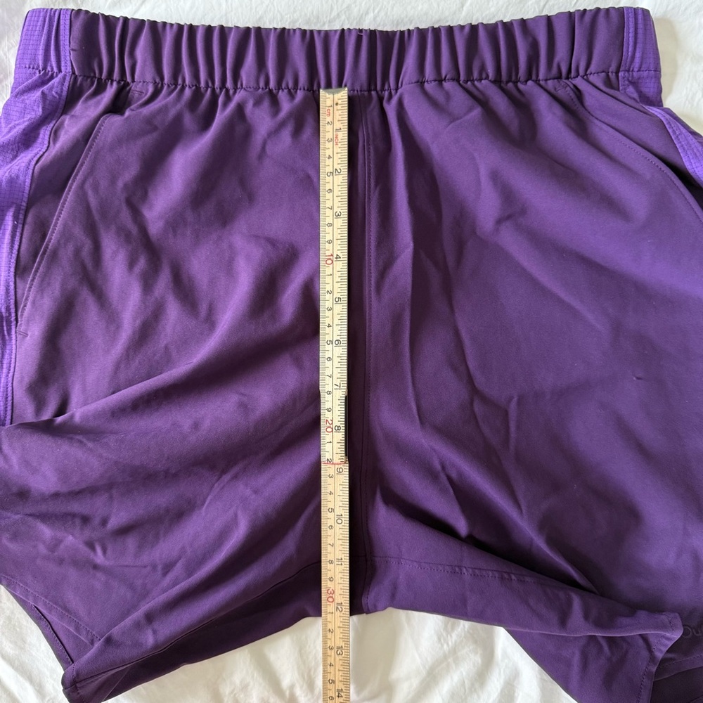 Outdoor Voices Lined Purple Shorts - Medium - Picture 7 of 7